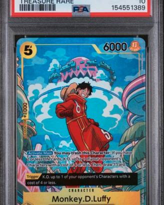 One Piece PSA 10 D. Brothers: Luffy & Ace - OP08
 