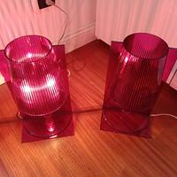 N°2 Lampade Take di Kartell viola