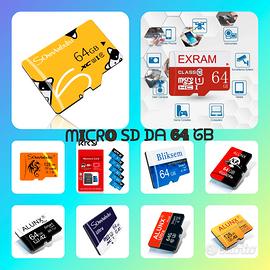  9  Micro SD Card da 64 Gb