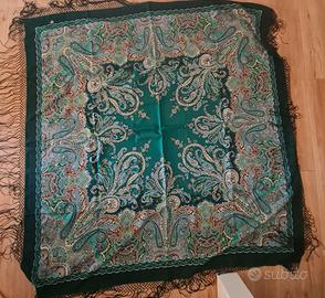 Scialle Paplovo-Posad  - Verde 