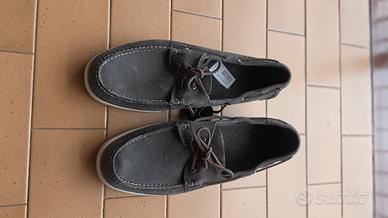 mocassini grigi tg 49 sebago