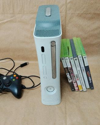 Xbox 360 Completa FUNZIONANTE + 1 Controller + 6 G