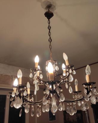 lampadario a gocce papeli 