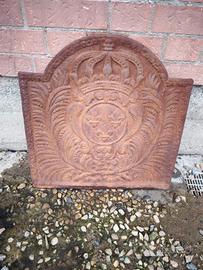 piastra in ghisa antica