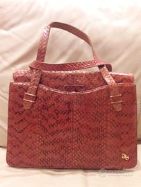 Borsa in pelle di serpente - Attanasio Borse