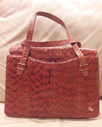 Borsa in pelle di serpente - Attanasio Borse