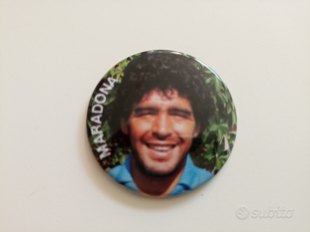 Spilla Maradona Napoli calcio vintage, usato usato  Venezia