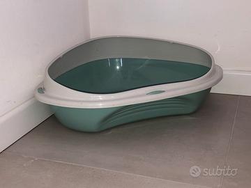 Lettiera gatto angolare