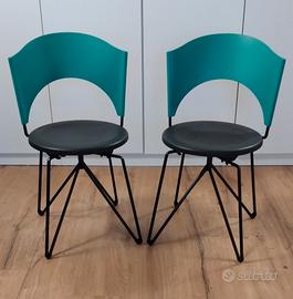 Coppia sedie pieghevoli di Bonaldo anni 80 