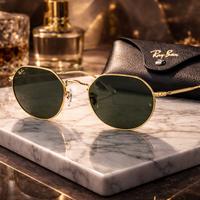 Occhiali da sole Ray-Ban RB3565 Jack nuovi Oro