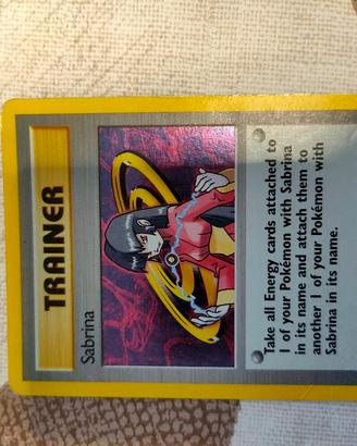 Carta Pokemon Sabrina trainer 20/132