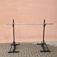 Rack supporto + bilanciere palestra