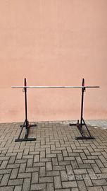Rack supporto + bilanciere palestra