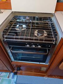 Forno Nautico  modello CAN STEEL 2 fuochi