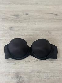 Reggiseno nero senza spalline Lovable