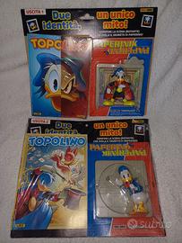 Topolino 3631 + 3632 con Statua PAPERINO PAPERINIK