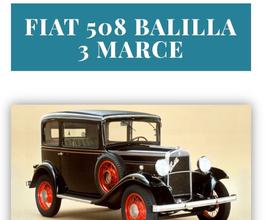 FIAT Altro modello - BALILLA ANNO 1935 4 PORTE