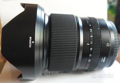 Ottica Fujinon GF 23 mm F4 R LM WR per sistema GFX