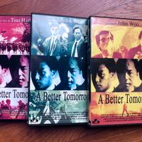 DVD “A better tomorrow “ trilogia 3 dischi