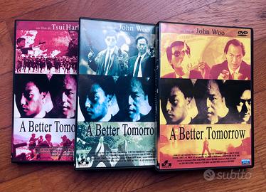 DVD “A better tomorrow “ trilogia 3 dischi