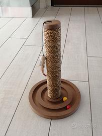 Albero Tira graffi con gioco per gatti .mis. 50 cm