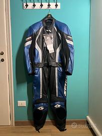 Tuta 2 pezzi Spyke Flag Div in pelle taglia 56