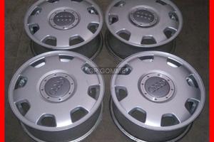 4 Cerchi Lega 15 pollici Audi vintage originali b