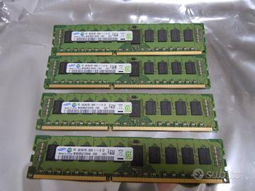 RAM SERVER Samsung Kit 16Gb (4x4 Gb) -  PC3-12800R