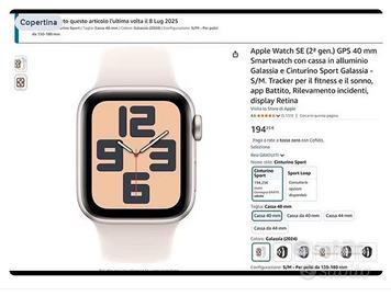Apple Watch SE di seconda generazione