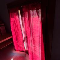 Tende Borgogna fatte da sarta velate bordeaux