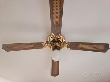 Lampadario con ventilatore 