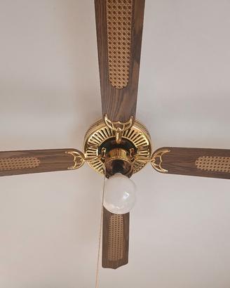 Lampadario con ventilatore 