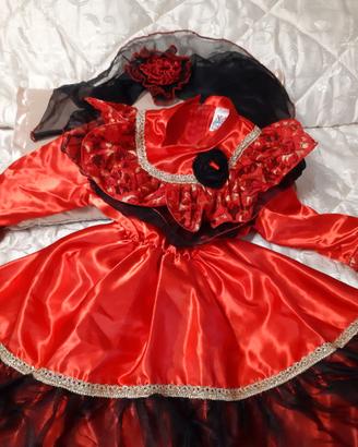 Vestito carnevale spagnola