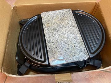 Set con piastra in marmo e antiaderente