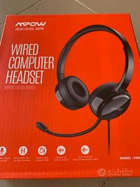 CUFFIE CON MICROFONO PER PC