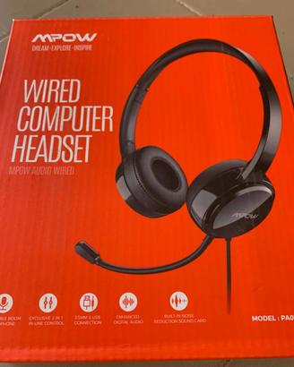 CUFFIE CON MICROFONO PER PC