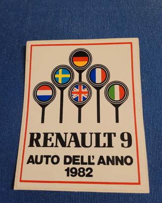 adesivo Renault 9