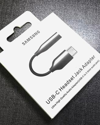 SAMSUNG CAVO ADATTATORE JACK TYPE C