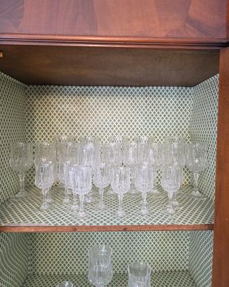  set bicchieri Longchamp di Cristal d'Arques