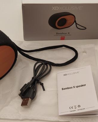 Speaker BAMBOO X altoparlante wireless colore nero