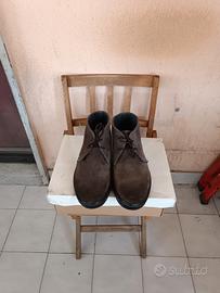 Shark Boot Lambretta Italia Suede Casual Brown UK 