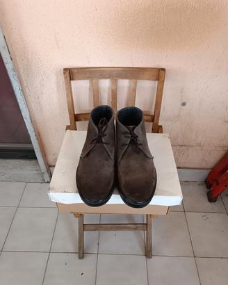 Shark Boot Lambretta Italia Suede Casual Brown UK 