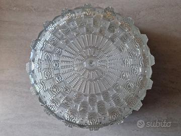 plafoniera terrazzo cristallo 