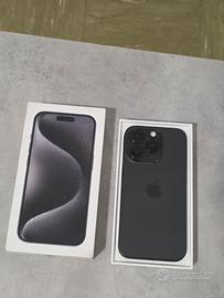 iPhone 15 pro normale 128GB black batteria 87% 