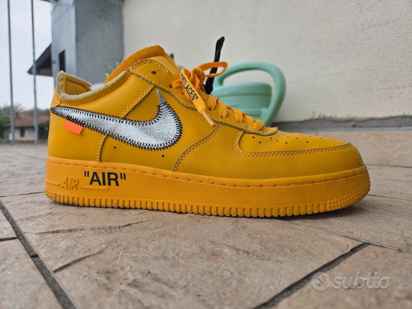 Nike Air Force Scarpe Off White A Poco Prezzo Scarpe Nike Air Force Per Off  White Gialle Abbigliamento