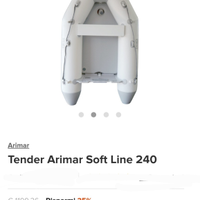Tender Gommone 2.40 chiglia gonfiabile + motore