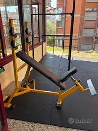 PANCA INCLINATA PROFESSIONALE - palestra/homegym