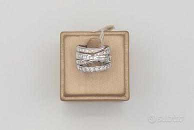 anello Alfieri ST John con verette di brillanti