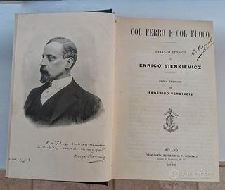 "Col ferro e col fuoco" libro antico
