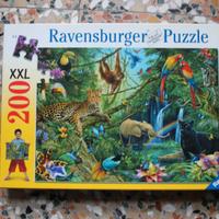 GIUNGLA ANIMALI ravensburger PUZZLE originale 200 